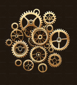 Steampunk Zahnräder